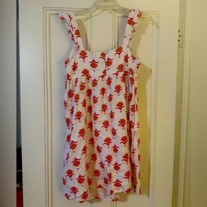 Jcrew size 6. Linen blend summer dress